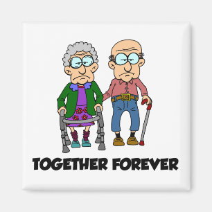 Íman Junto para sempre aniversário velho do casal