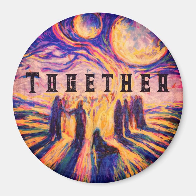 Íman Juntos pelo fogo Místico (Frente)