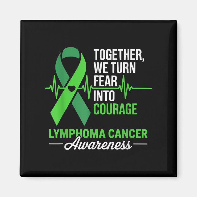 Íman Juntos Transformamos O Medo Em Cancer De Linfoma D (Frente)