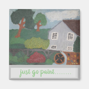 Íman just go paint by Bruce Tunis 1959