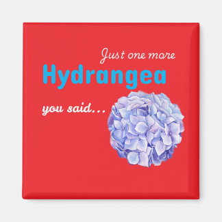 Íman Just One More Hydrangea - vermelho