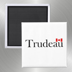 Íman Justin Trudeau Oficial Canadense Flag Light-Color