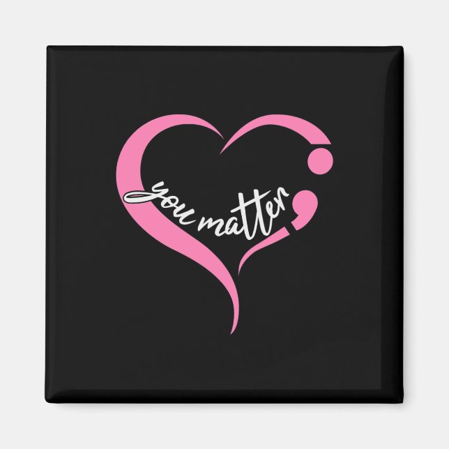 Íman Juventude Matéria Semicolon Saúde Mental e Suicídi (Frente)