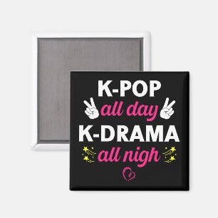 Íman K-Pop O Dia Todo K-Drama A Noite Toda, Música Core