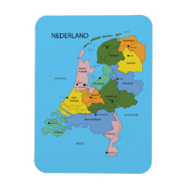 Íman Kaart van Nederland magneet
