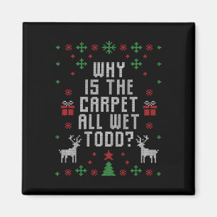 Íman Kaemel Designs Suéter de Natal Feio Todd, Crianças