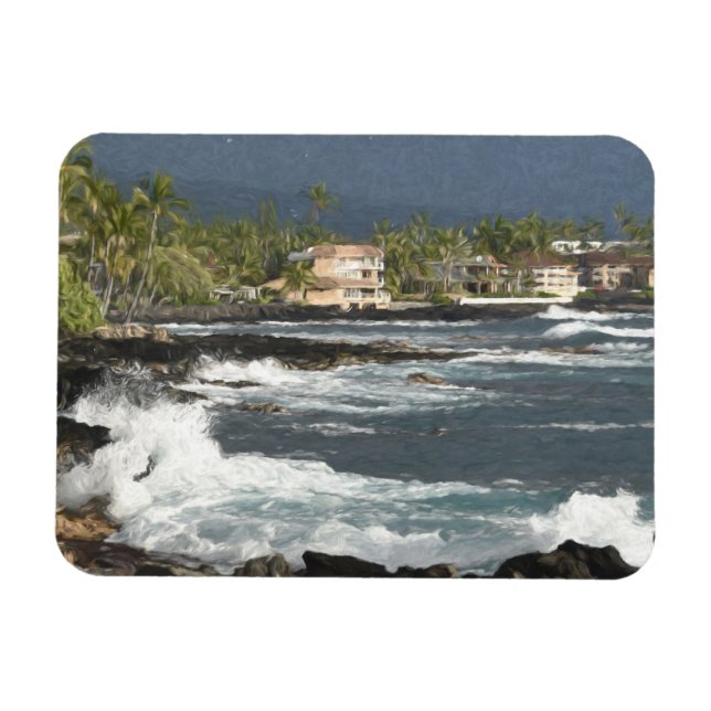 Íman Kailua-Kona Waves (Horizontal)