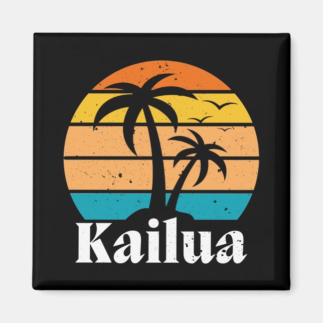 Íman Kailua Retro Vintage (Frente)