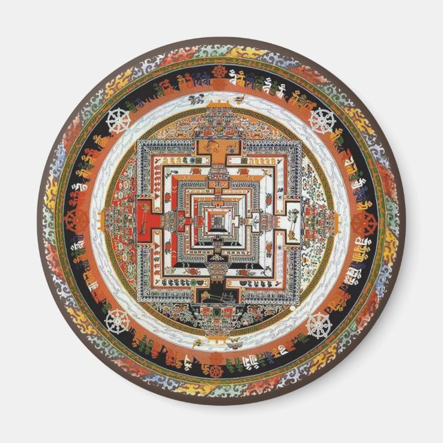 Íman Kalachakra Mandala (Frente)