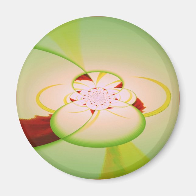 Íman Kaleidoscope Magnet - Design abstrato (Frente)