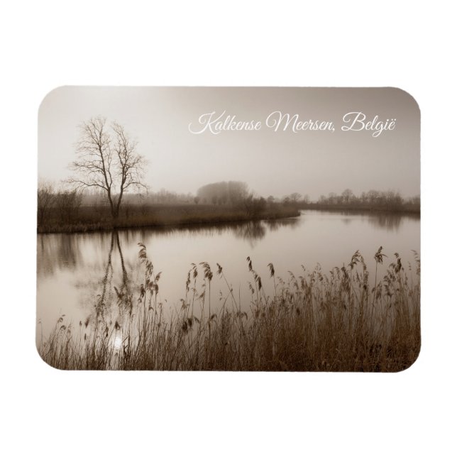 Íman Kalkense meersen, Paisagem Tranquila, Bélgica (Horizontal)