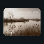 Íman Kalkense meersen, Tranquil Landscape, Belgium<br><div class="desc">The tranquil old arm of the river Scheldt at Kalkense Meersen Nature reserve in Wichelen, East Flanders, Belgium is a serene scene with soft hues of browns and taupe. The gentle fog hangs over the landscape like a delicate veil, adding a sense of mystery and enchantment. A beautiful souvenir from...</div>