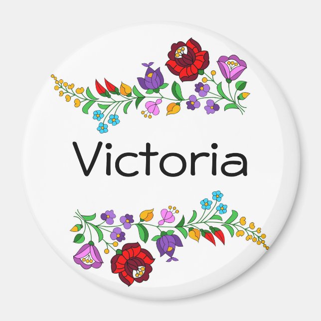 Íman Kalocsa Húngaro Personalizado (Frente)