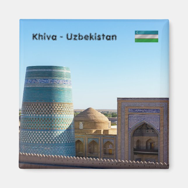 Íman Kalta Minor Minaret inacabada - Khiva, Usbequistão (Frente)