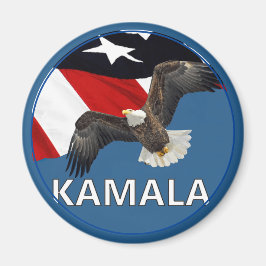 Íman Kamala com Águia e Bandeira