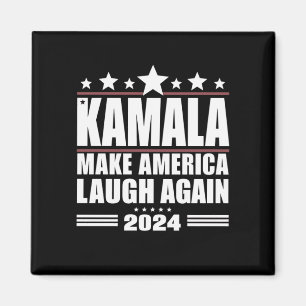Íman Kamala Faça a América Rir Novamente Bandeira Ameri