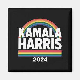 Íman Kamala Harris 2024 Arco-íris Orgulho Gay LGBT Elei
