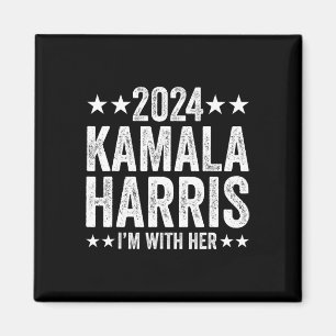 Íman Kamala Harris 2024 para a campanha presidencial Eu