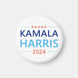 Íman Kamala Harris 2024 Presidente Botão