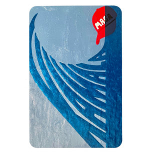 Íman Kamala (Harris) Blue Wave Magnet