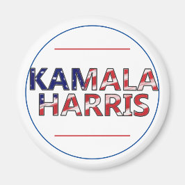 Íman Kamala Harris Em Bandeiras