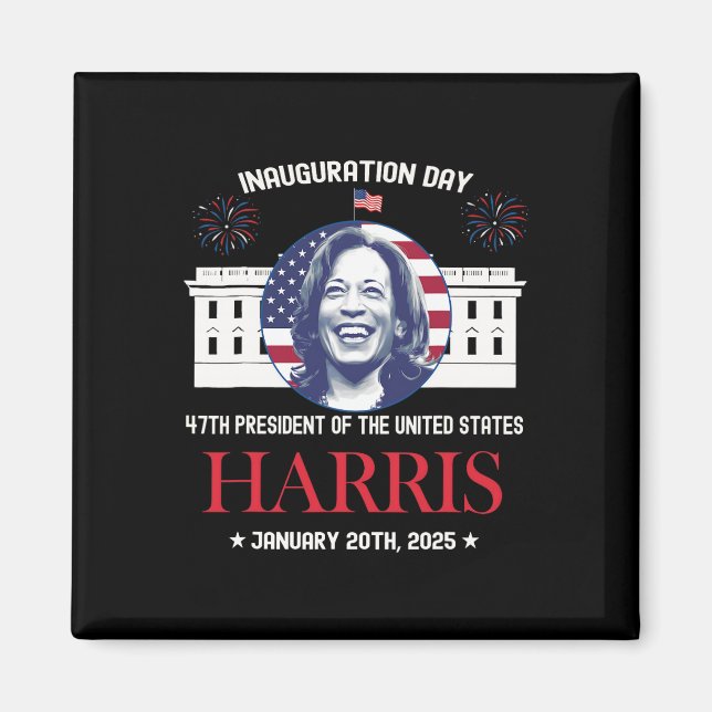 Íman Kamala Harris Inauguration Day 2025 Madam 47th Pre (Frente)