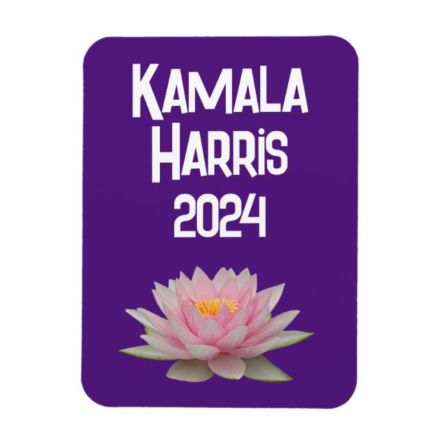 Íman Kamala Harris Lotus 2024 (Vertical)