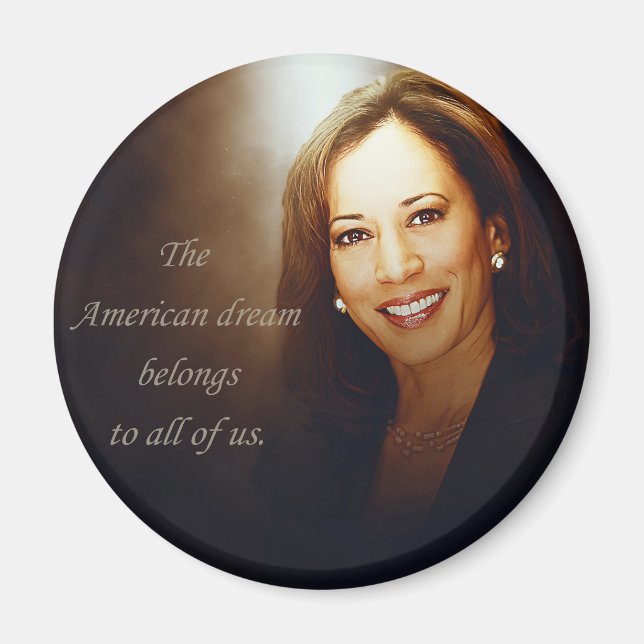 Íman Kamala Harris. O Sonho Americano pertence a todos  (Frente)