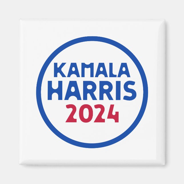 Íman Kamala Harris para o Presidente 2024 (Frente)