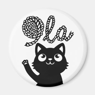 Íman Kamala Harris Presidente 2024 Comma La Cat e Yarn