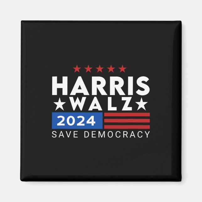 Íman Kamala Harris Tim WAlzheimer V.p Vice-Presidente 4 (Frente)