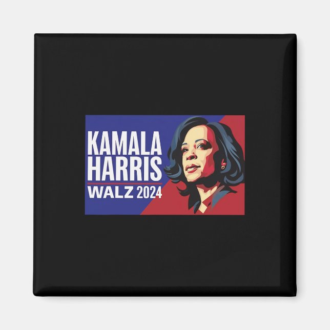 Íman Kamala Harris Tim Wheimer Waltz 2024 Peace Lgbt (Frente)