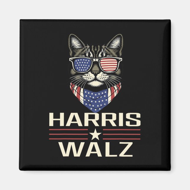 Íman Kamala Harris Wheimer 2024 Harris Waltz Democratic (Frente)