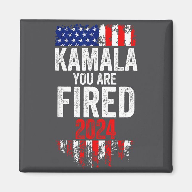 Íman Kamala You're Fired Funny Anti Kamala Harris Elect (Frente)