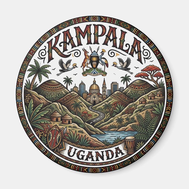 Íman Kampala Sete Colinas Uganda (Frente)