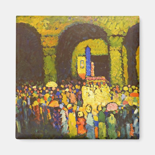 Íman Kandinsky - A Ludwigskirche em Munique (Frente)