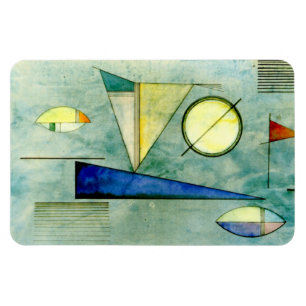 Íman Kandinsky - Haze, abstrato trabalho de arte