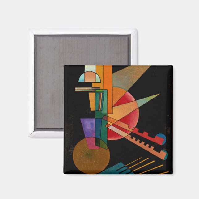 Íman Kandinsky - Interpretação Abstrata (Front/Back)