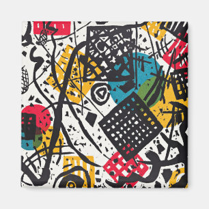 Íman Kandinsky - Pequenos mundos V, abstrato