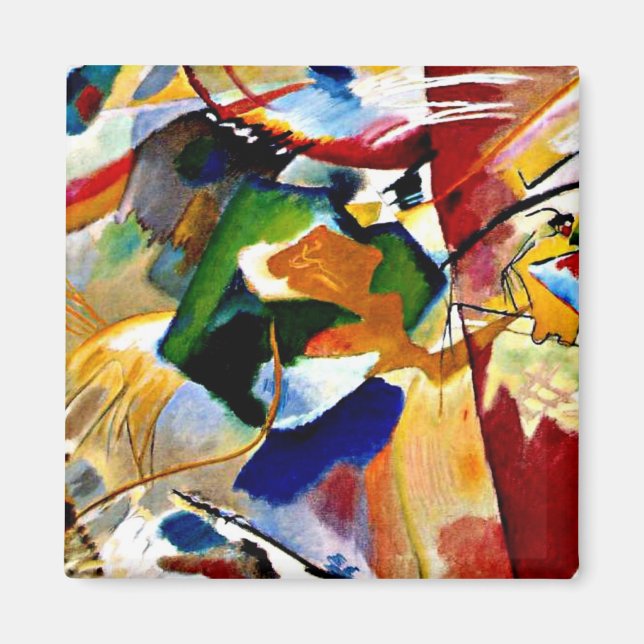 Íman Kandinsky - Pintura com o Green Center  (Frente)