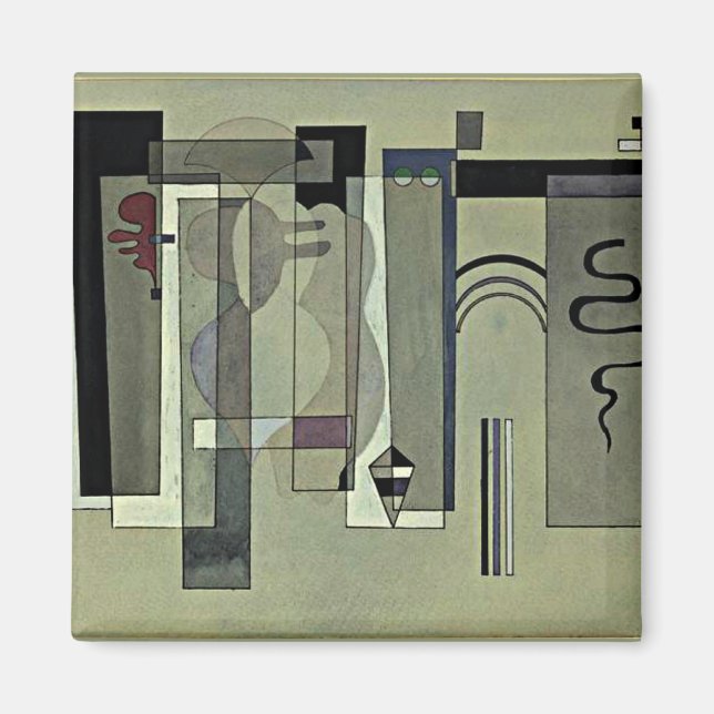 Íman Kandinsky - Reunião de Superfícies, abstrato (Frente)