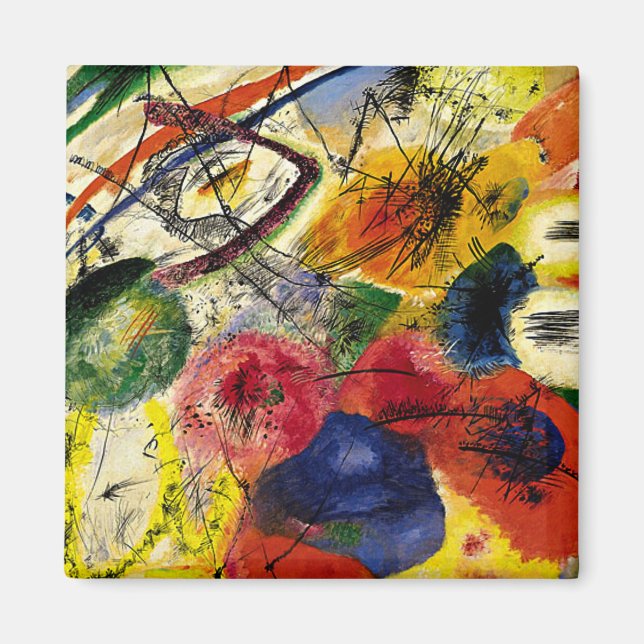 Íman Kandinsky - Traços Pretos (Frente)