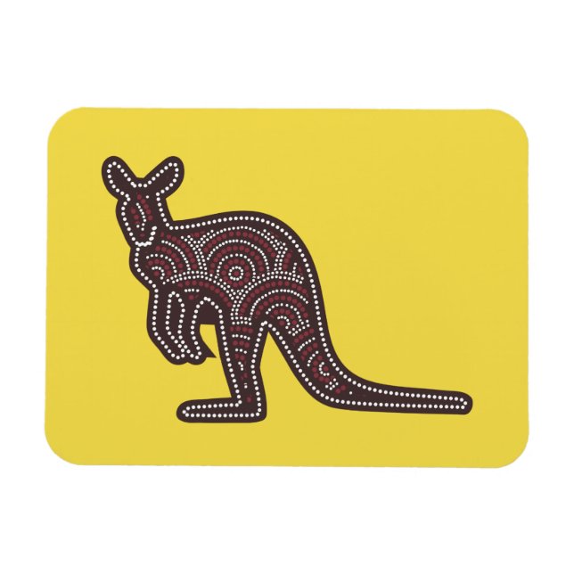 Íman Kangaroo Mosaico (Horizontal)