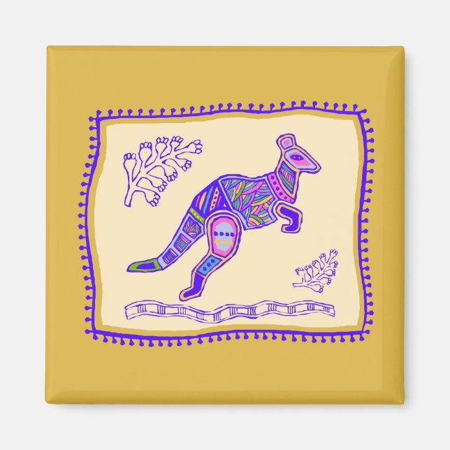 Íman Kangaroo Quilt (Frente)