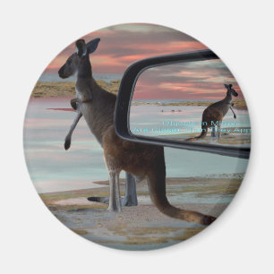 Íman Kangaroo Sea Respira Arte De Ilusão,
