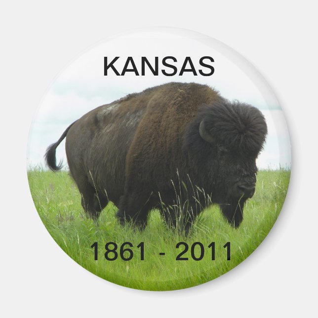 Íman Kansas 1861 - 2011 (Frente)