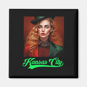 Íman Kansas City Irish Parade Green Beer Barbecue Tailg