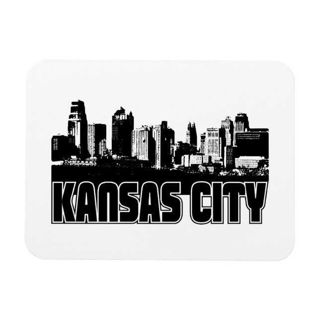 Íman Kansas City Skyline (Horizontal)