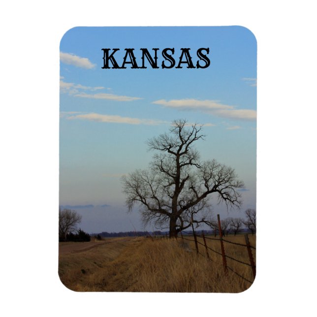 Íman Kansas Country Road MAGNET (Vertical)