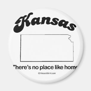 Íman KANSAS - de "t-shirt e engrenagem da DIVISA do